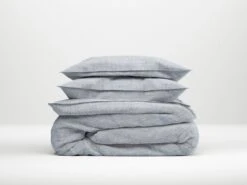 Zo!Home Lino Bettwäsche Denim Blau -Bettwäsche Verkauf zo home dekbedovertrek lino denim drift 1