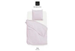 Zo!Home Lino Bettwäsche Flieder-Grau -Bettwäsche Verkauf zo home dekbedovertrek lino grey lilac 1