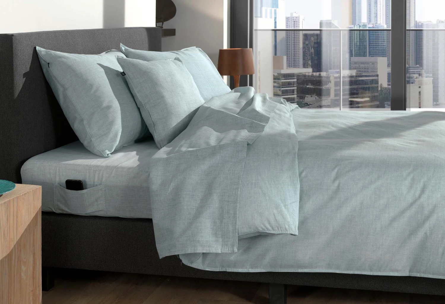 Zo!Home Lino Bettwäsche Mintgrün 8 Zo!Home Lino Bettwäsche Mintgrün – Bild 6
