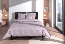 Zo!Home Lino Bettwäsche Violett -Bettwäsche Verkauf zo home dekbedovertrek lino purple 4
