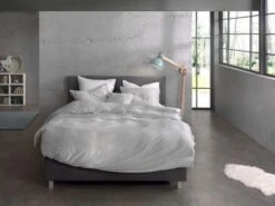 Zo!Home Satinado Bettwäsche Silber Grau -Bettwäsche Verkauf zo home dekbedovertrek satinado ash grey 4 1