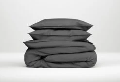 Zo!Home Satinado Bettwäsche Anthrazit -Bettwäsche Verkauf zo home dekbedovertrek satinado classic anthracite 2 1