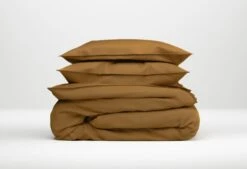 Zo!Home Satinado Bettwäsche Cognac Braun -Bettwäsche Verkauf zo home dekbedovertrek satinado cognac brown 2