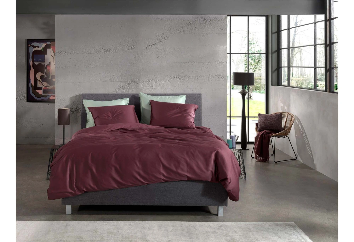 Zo!Home Satinado Bettwäsche Mauve Lilac 7 Zo!Home Satinado Bettwäsche Mauve Lilac – Bild 5