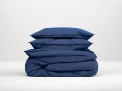 Zo!Home Satinado Bettwäsche Blau -Bettwäsche Verkauf zo home dekbedovertrek satinado navy blue 2