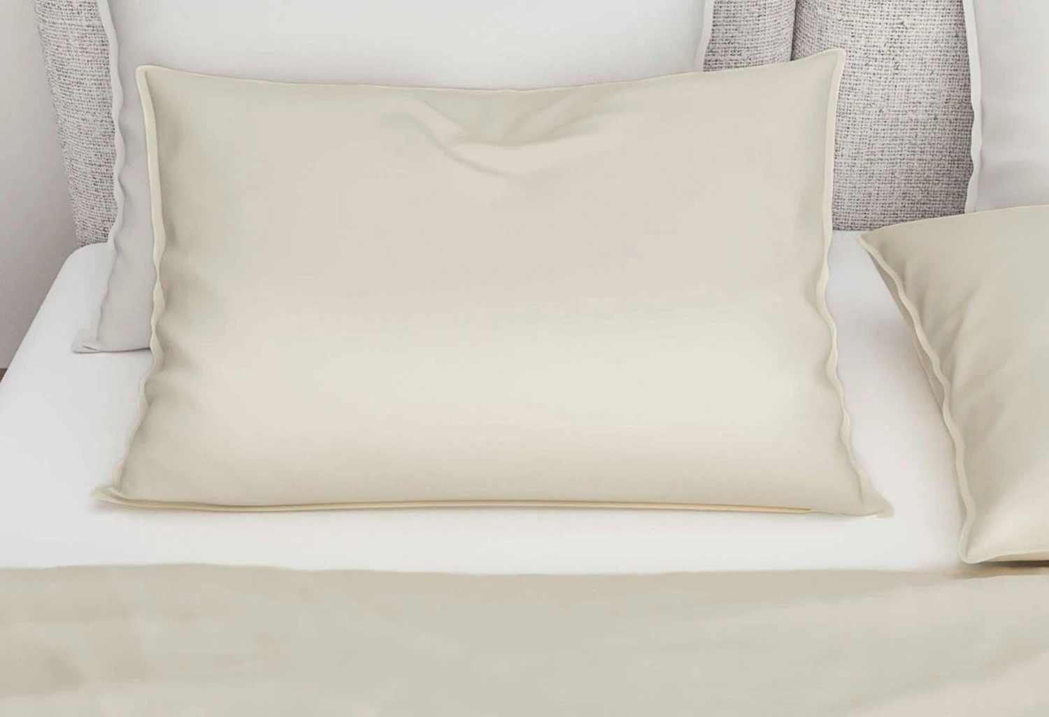 Zo!Home Satinado Bettwäsche Beige 6 Zo!Home Satinado Bettwäsche Beige – Bild 4