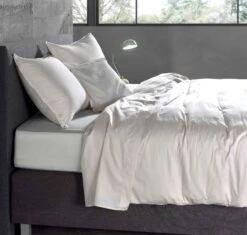 Zo!Home Satinado Bettwäsche Beige 17 Zo!Home Satinado Bettwäsche Beige -Bettwäsche Verkauf zo home dekbedovertrek satinado off white 5