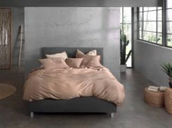 Zo!Home Satinado Bettwäsche Nougat Braun 11 Zo!Home Satinado Bettwäsche Nougat Braun -Bettwäsche Verkauf zo home dekbedovertrek satinado praline brown 4