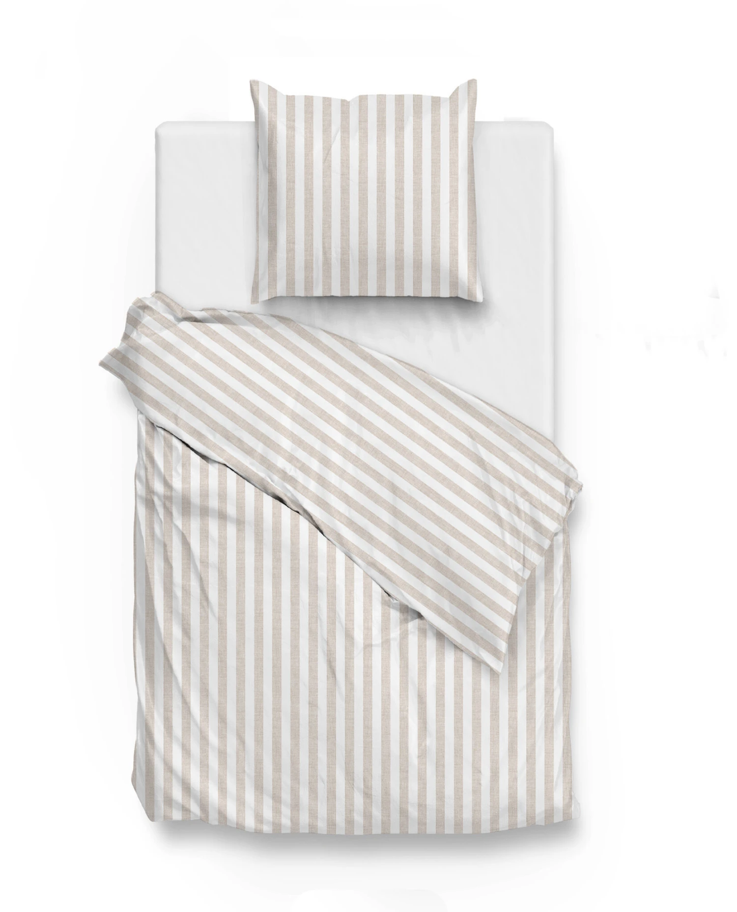 Zo!Home Banda Di Lino Bettwäsche Sandfarbenes Beige 4 Zo!Home Banda Di Lino Bettwäsche Sandfarbenes Beige – Bild 2