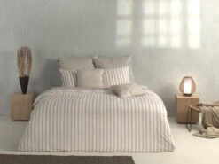 Zo!Home Banda Di Lino Bettwäsche Sandfarbenes Beige 10 Zo!Home Banda Di Lino Bettwäsche Sandfarbenes Beige -Bettwäsche Verkauf zohome dekbedovertrek katoen banda di lino sandy beige 4