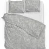 Zo!Home Paisley Di Lino Bettwäsche Taubengrau 1 Zo!Home Paisley Di Lino Bettwäsche Taubengrau -Bettwäsche Verkauf zohome dekbedovertrek katoen paisley di lino dove grey 2
